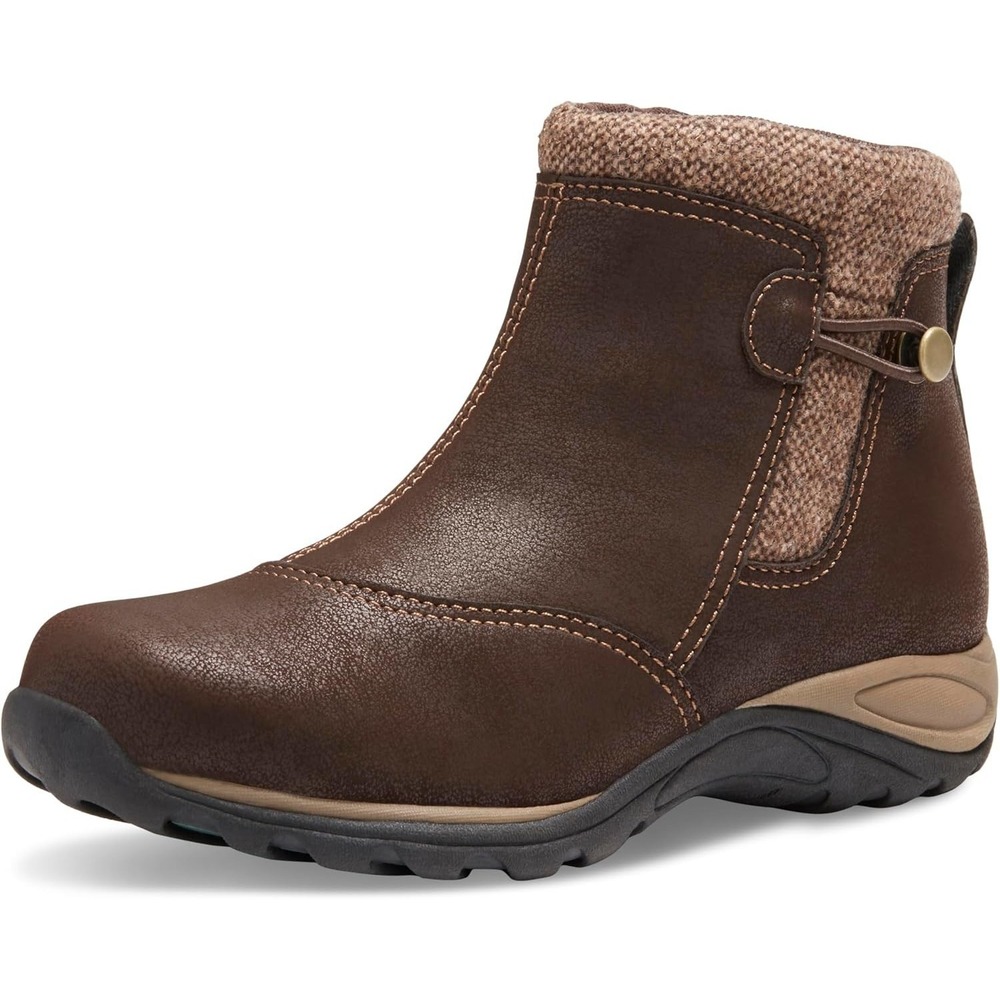 Eastland Women's Bridget  Ankle Boots Brown Memory Foam‎ Synthesis Leather 8.5